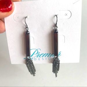 ❤️Price FIRM❤️.  Premier designs hematite earrings, Brand New